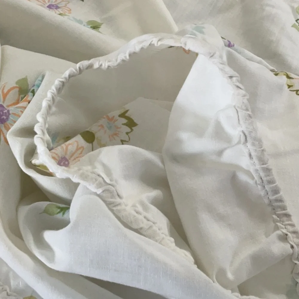 🩵 Pequot vintage twin fitted sheet with two standard pillowcases